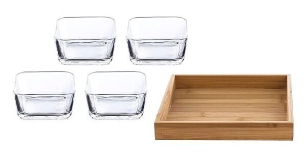 Sanjeev Kapoor Bahamas Bowl & Tray Set of 5pcs 270ml - Image 2