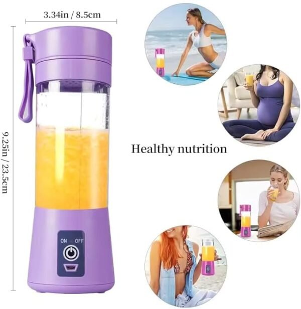 Juice Cup: Portable USB Rechargeable Mini Juicer for Perfect Smoothies - Image 2