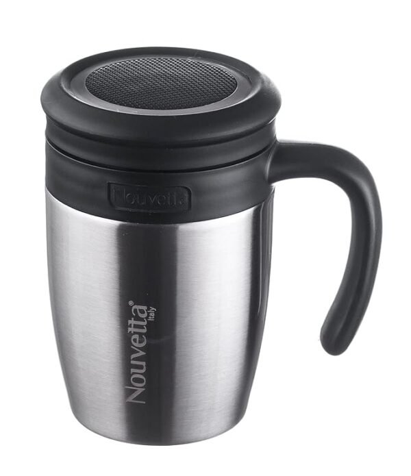 Nouvetta Stricker Vacuum Insulated Double Wall Stainless Steel Mug, 450ml: The Perfect Companion for Your Beverages - Image 2