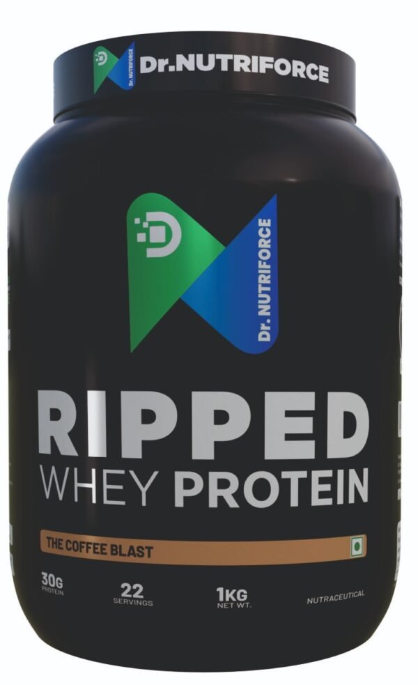 Ripped Whey Protein by Dr. Nutriforce: Your Go-To Protein for Muscle Building and Weight Loss