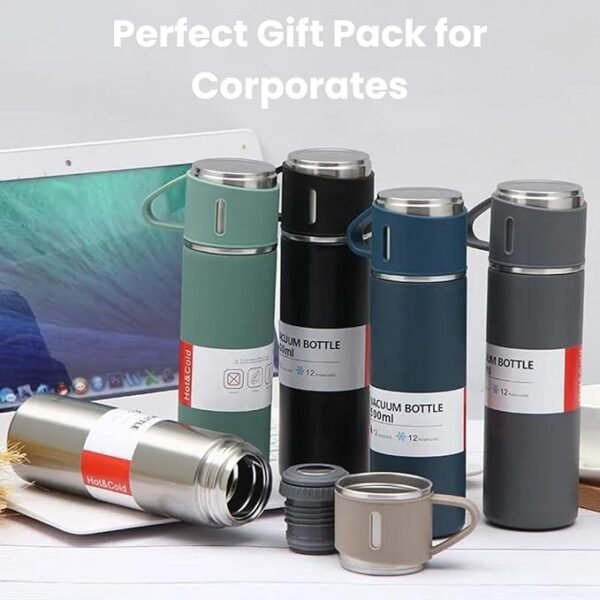 Stainless Steel Vacuum Flask Combo: An Ideal Gift for Diwali and Birthdays - Image 3