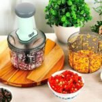 Effortless Food Prep with Excelware Primo Manual Hand Press Chopper