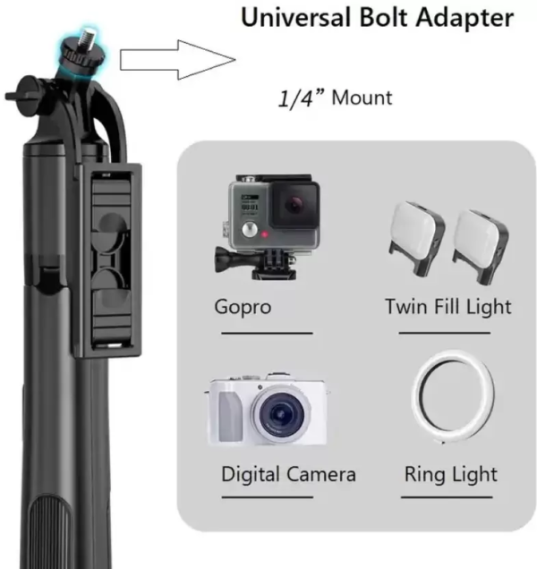 Innovative Q05 Long Tripod Selfie Stick: Your Ultimate Photography Companion - Image 6