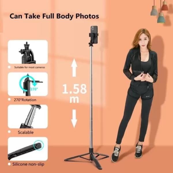 Innovative Q05 Long Tripod Selfie Stick: Your Ultimate Photography Companion - Image 4