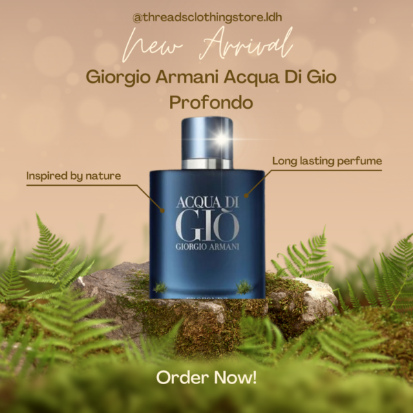 Giorgio Armani Acqua di Giò Profondo Eau de Perfume - Image 2