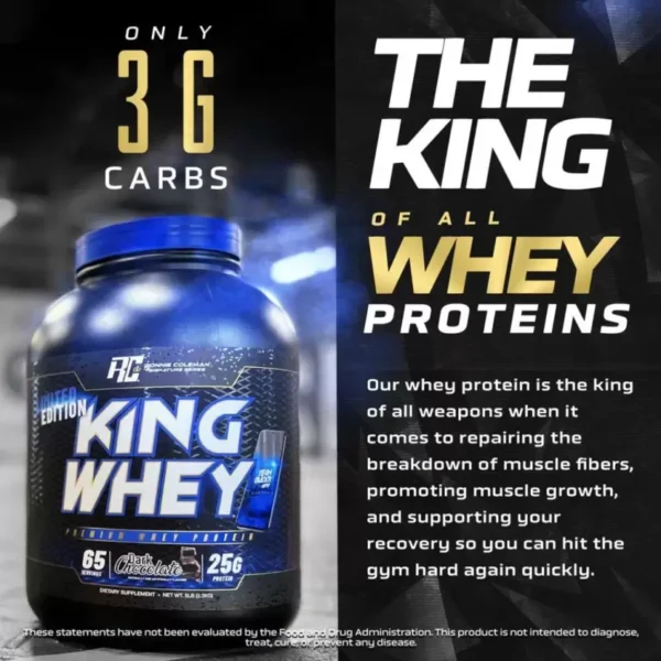 Ronnie Coleman's Limited Edition Black King Whey Protein - Image 3