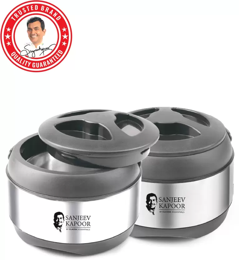 Sanjeev Kapoor Alpha Pack of 2 Thermoware Casserole (1000 ml)